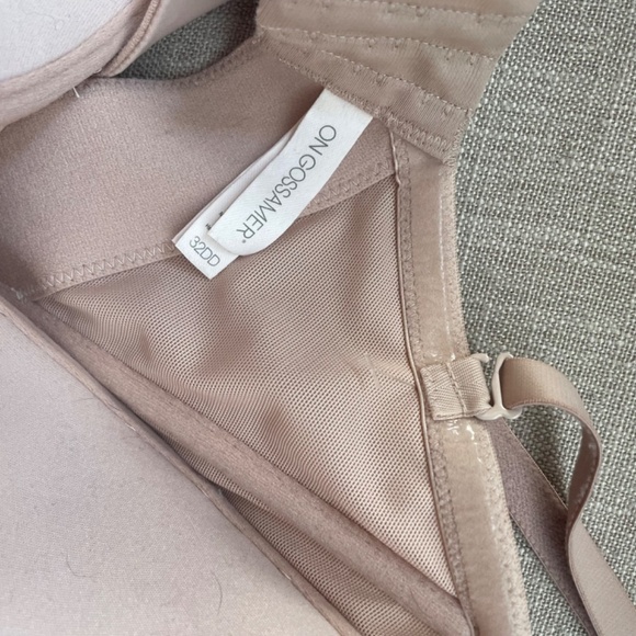 On Gossamer Beautifully Basic Bustier Bra 32DD - Picture 8 of 9